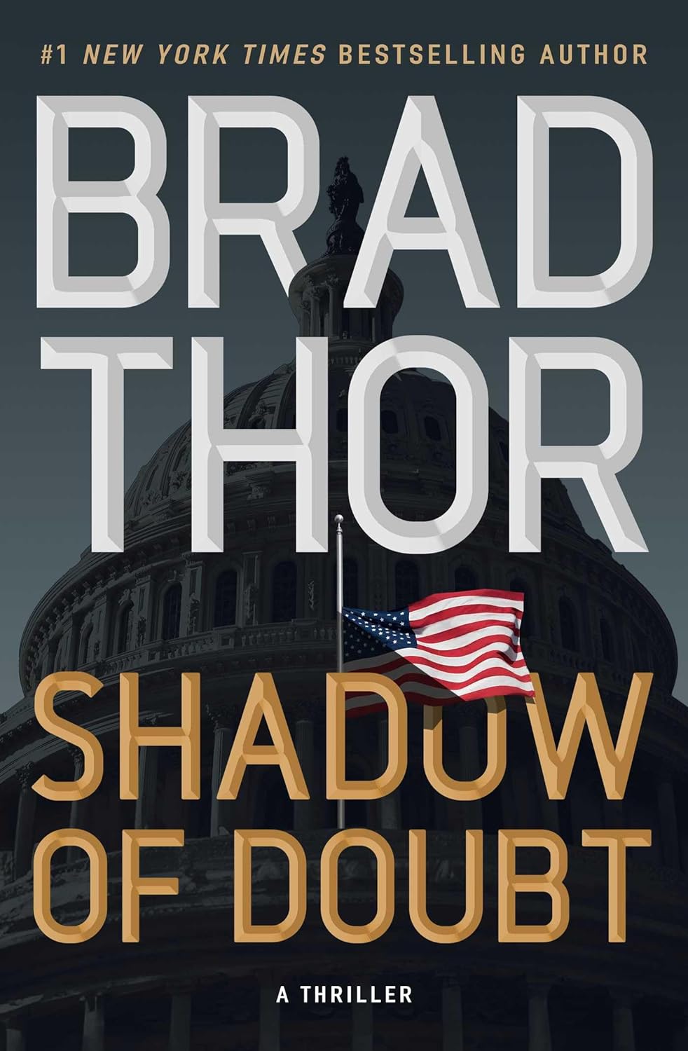 Shadow of Doubt by Brad Thor Book Cover Graphic