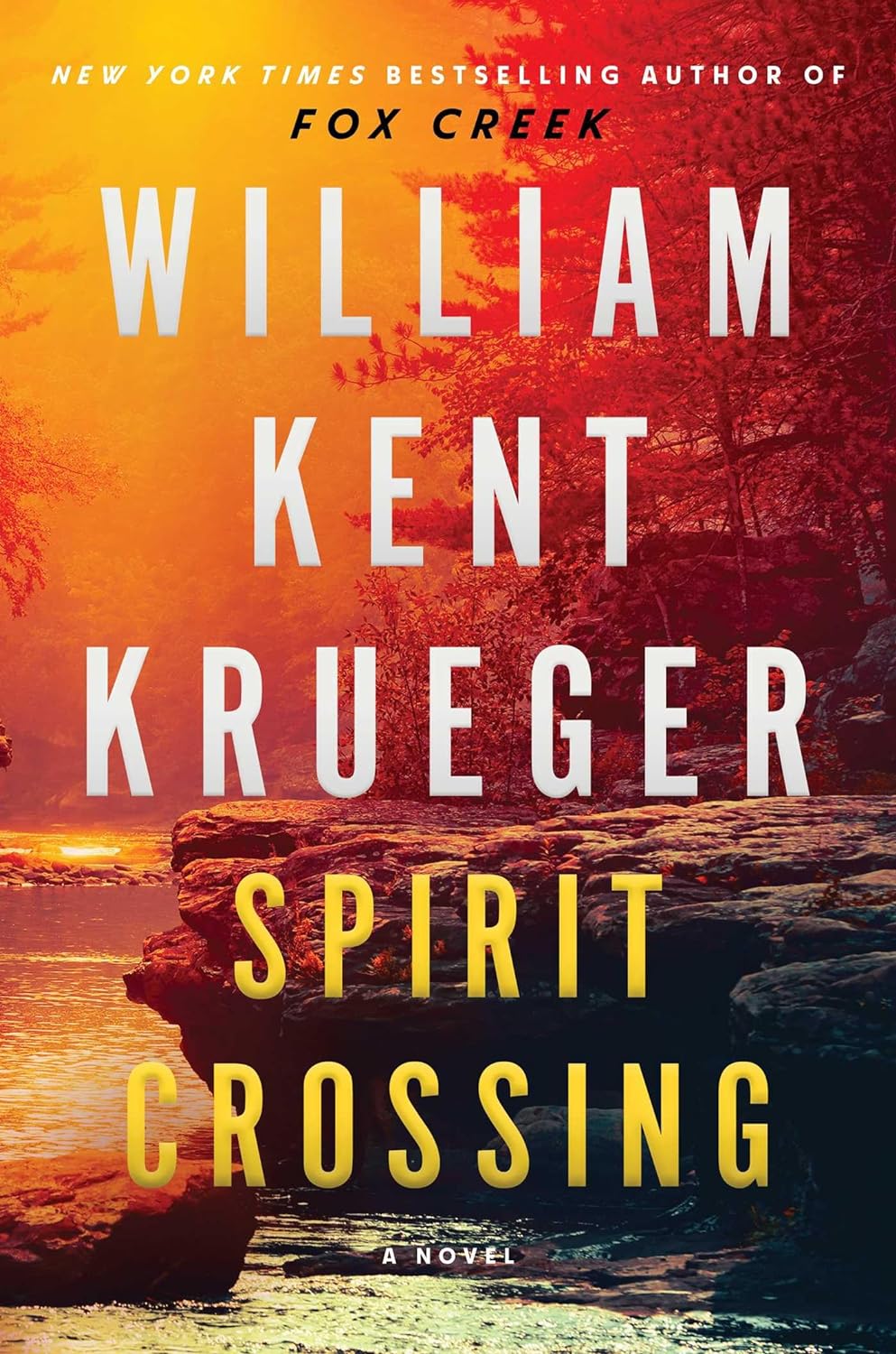 Spirit Crossing by William Kent Krueger Book Cover Graphic