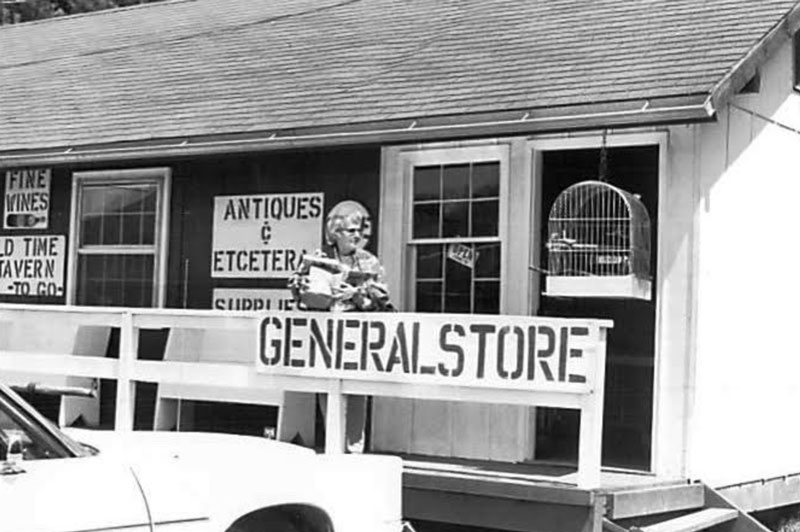 Historical Photo of General Store in Surry County