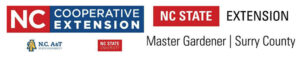 NC Cooperaative Extension Logo with NC State Master Gardener Logo